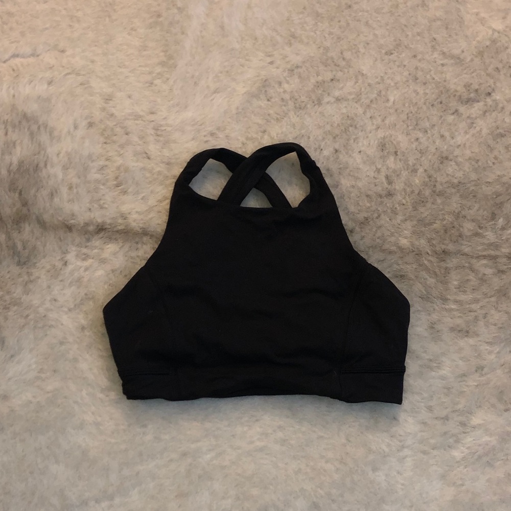 ***SOLD***Black Halter Neck Sportsbra by Lululemon